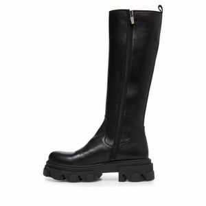 NEW Steve Madden Wayde black leather boots